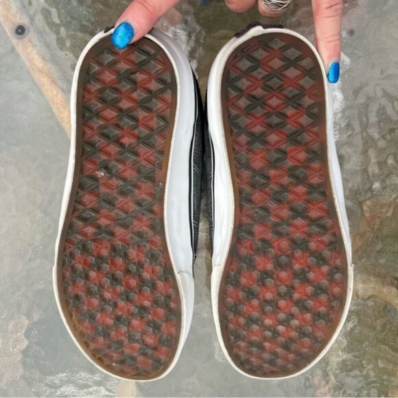 Vintage Vans Old Skool Blonde Skateboard Sneaker Shoe Pink/Charcoal/ Black - Picture 7 of 9